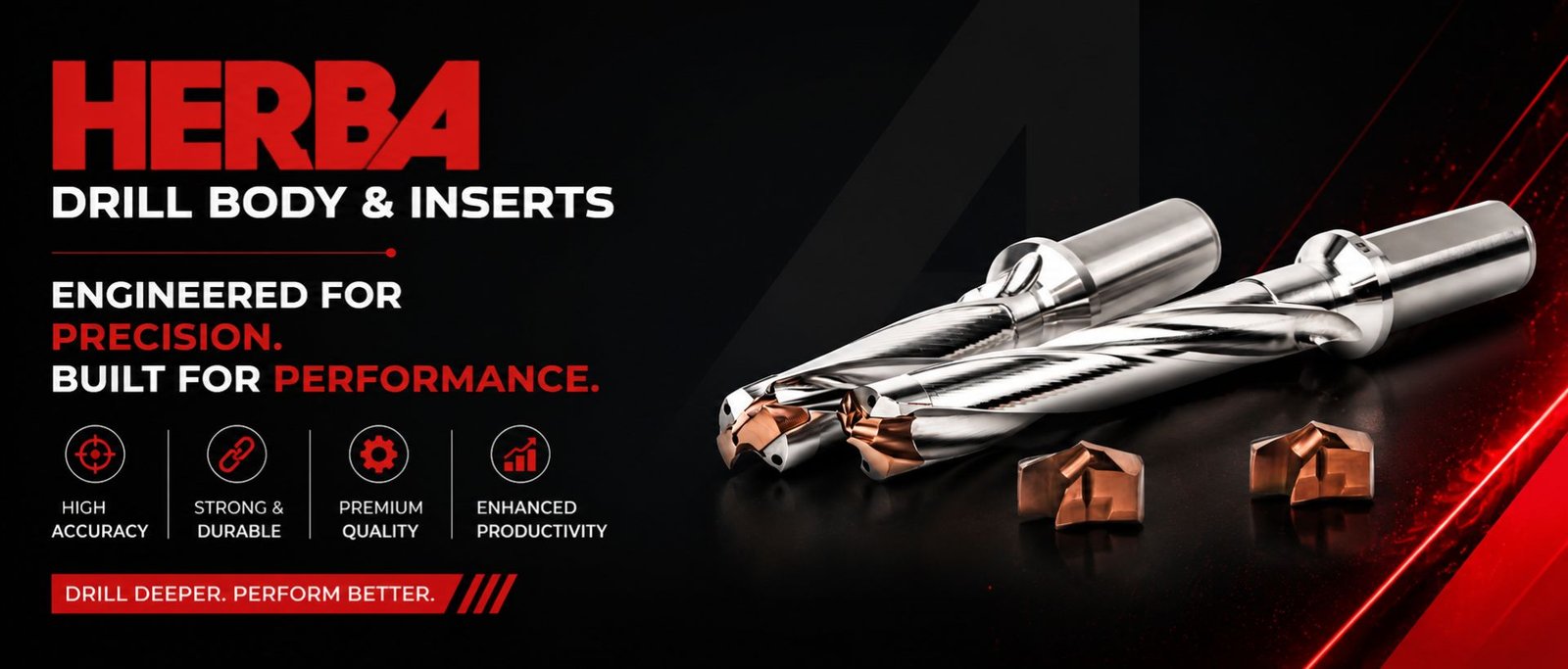 Best Drill Body and Inserts 